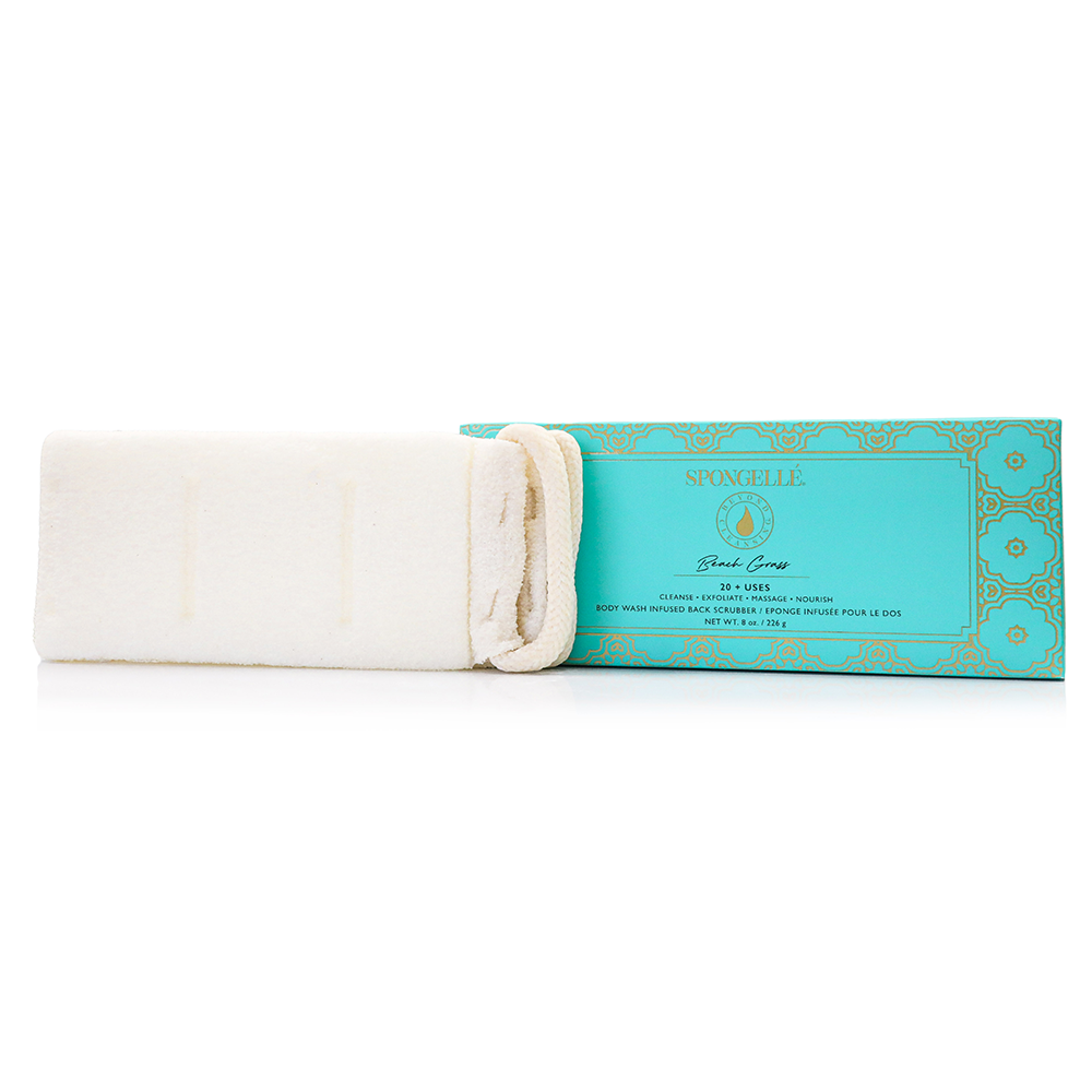 Beach Grass Body Wash Infused Back Scrubber