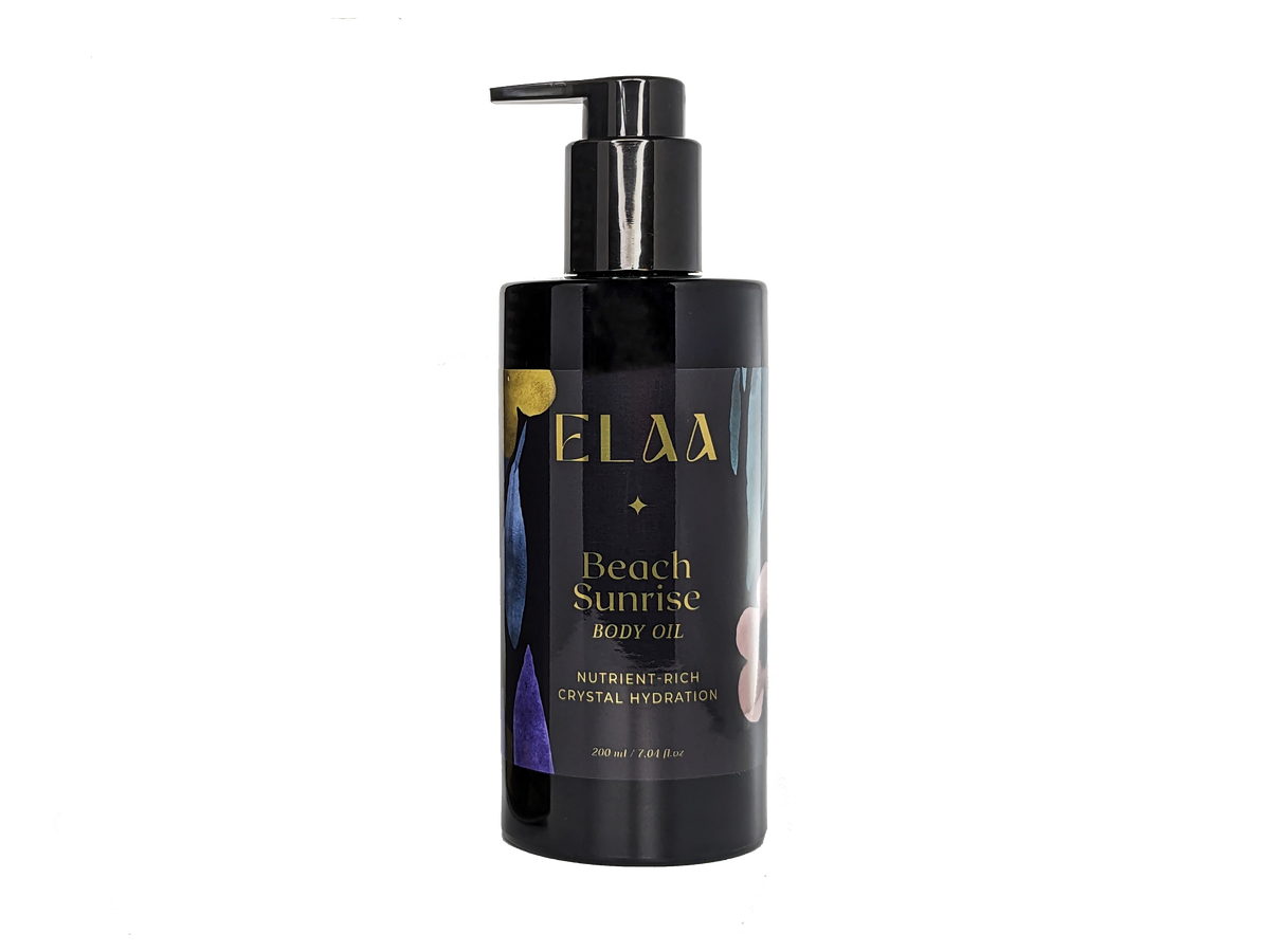 Beach Sunrise Nutrient Rich Crystal Natural Body Oil