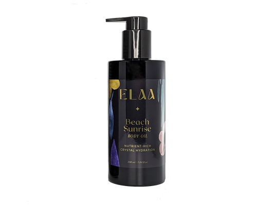 Beach Sunrise Nutrient Rich Crystal Natural Body Oil