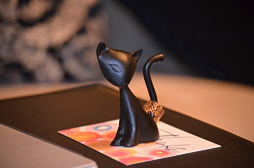 Cat Ring Holder (Black)