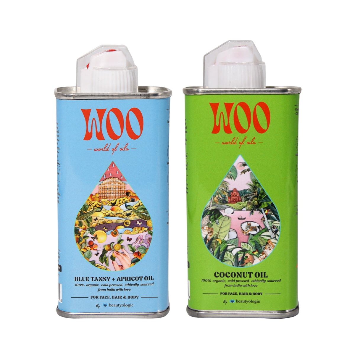 WOO™ Bundle of 2 Oils, 100% Organic