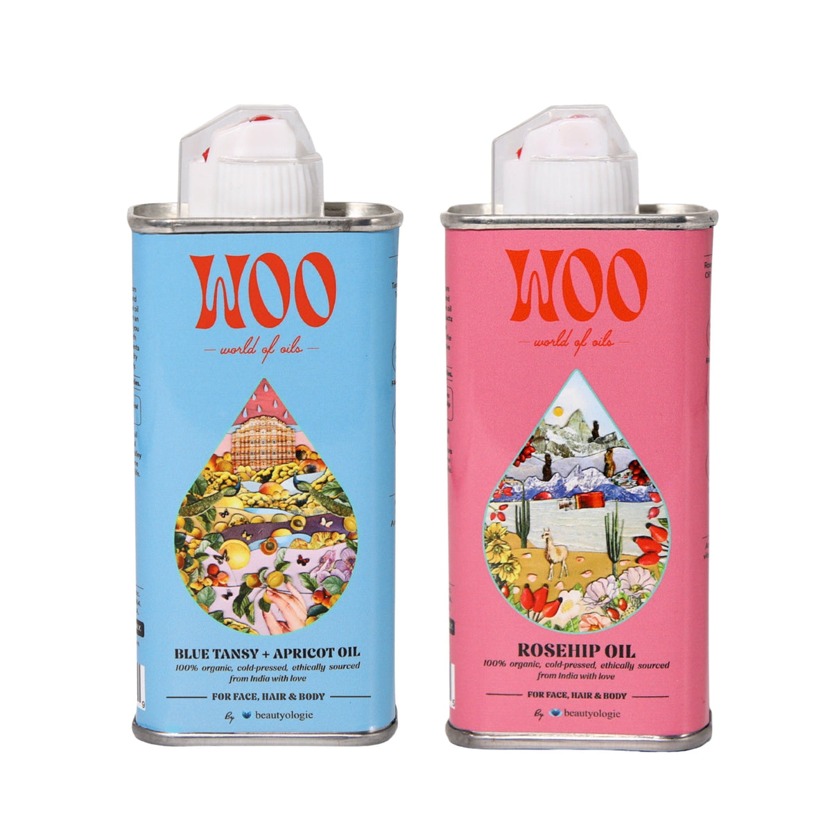 WOO™ Bundle of 2 Oils, 100% Organic