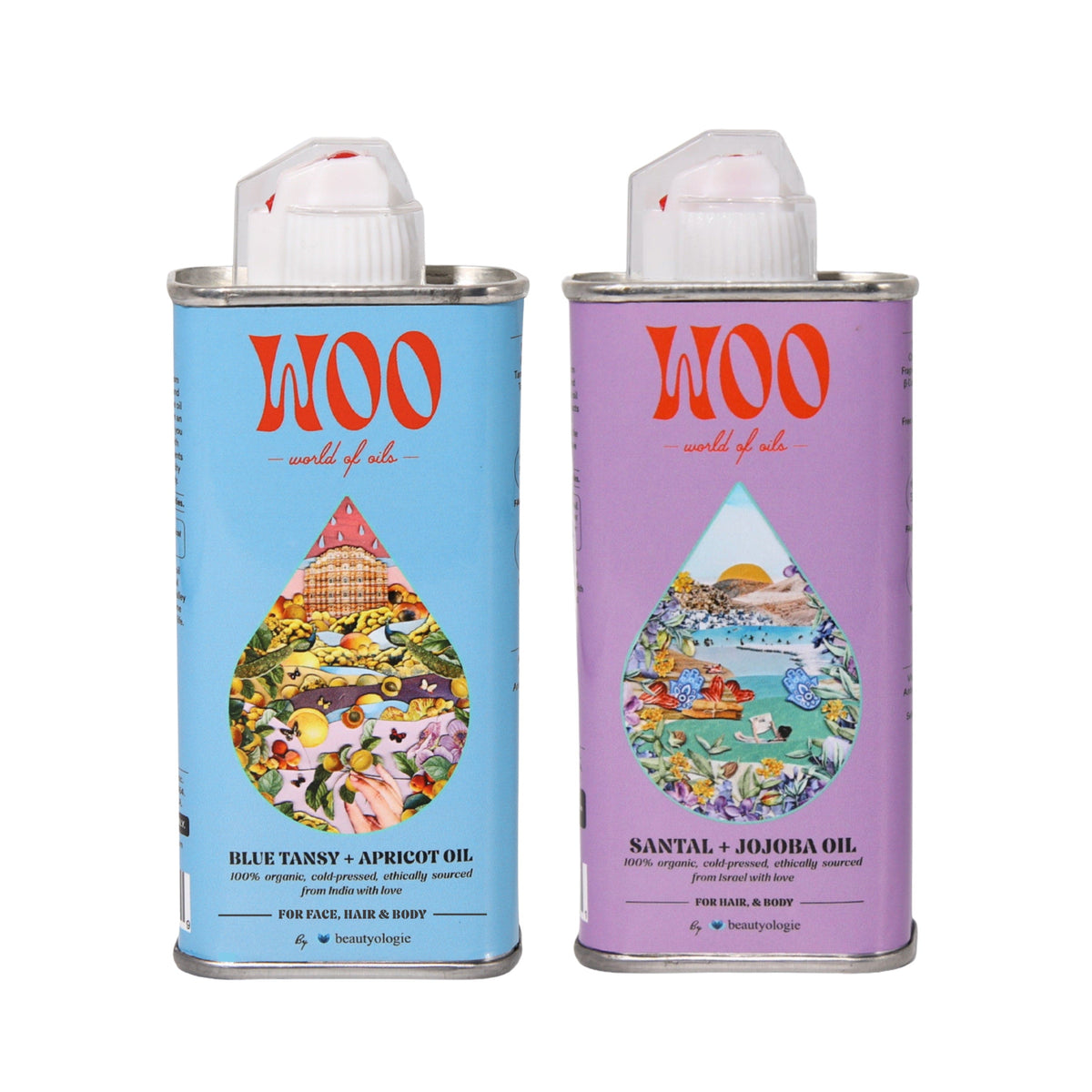 WOO™ Bundle of 2 Oils, 100% Organic
