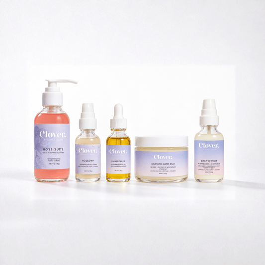 The Clear + Calm Skin Set Acne + Skin Barrier Support Essentials