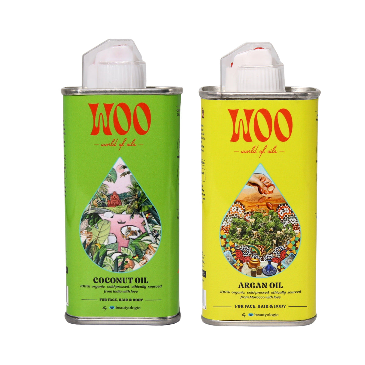 WOO™ Bundle of 2 Oils, 100% Organic