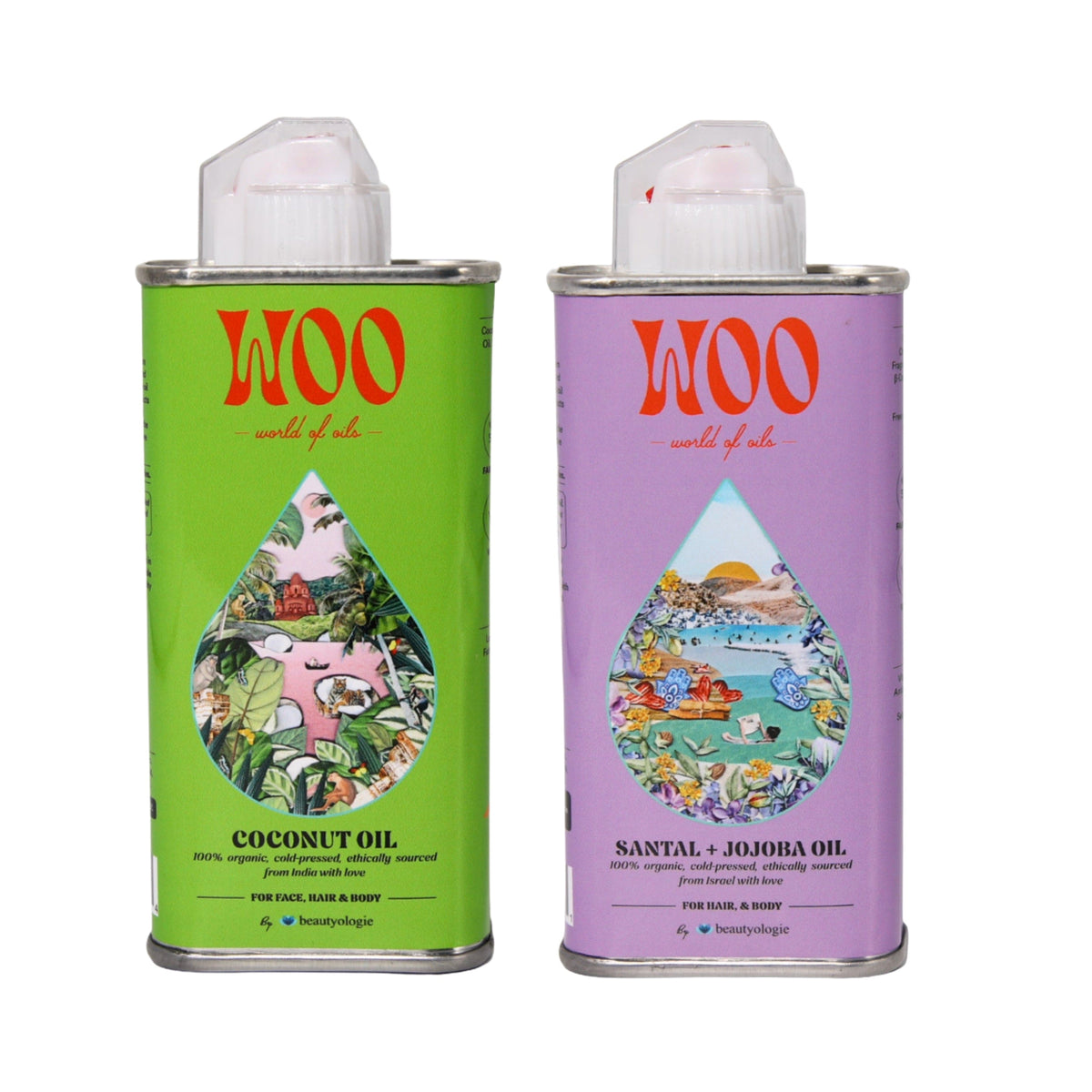 WOO™ Bundle of 2 Oils, 100% Organic