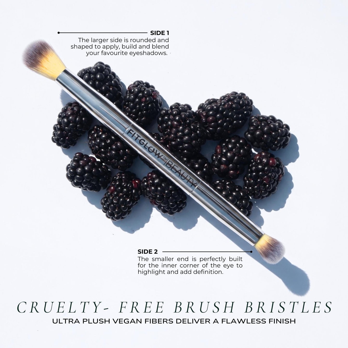 Vegan Teddy Double Eye Brush