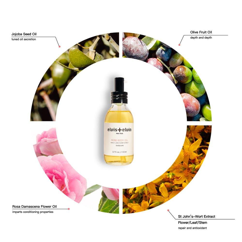 elvis+elvin Rose Body Oil