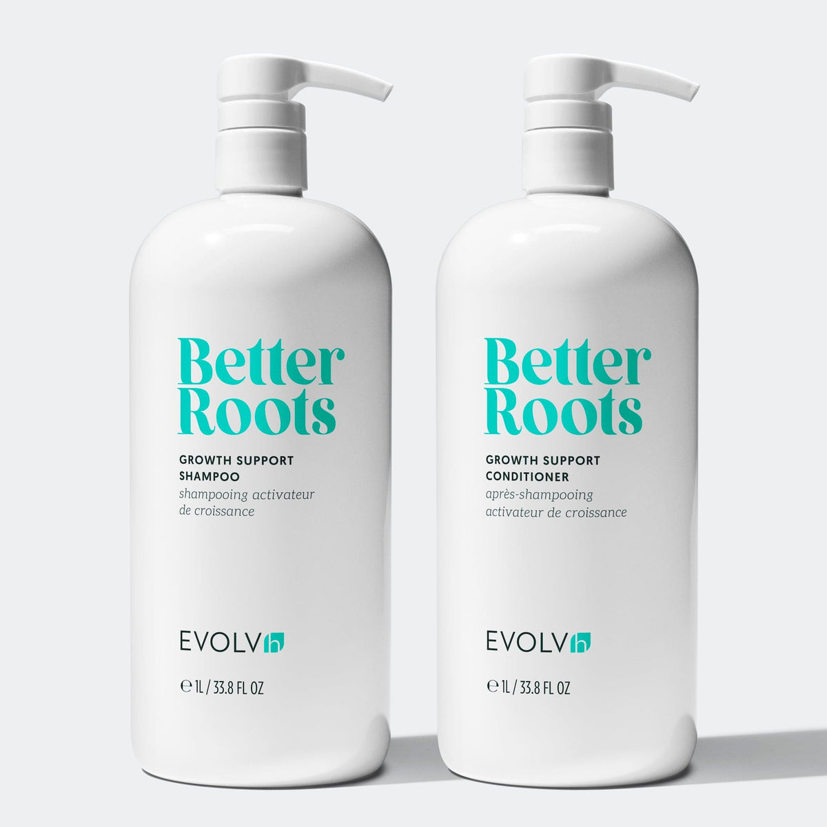 Growth Support Shampoo and Conditioner Liter Duo
