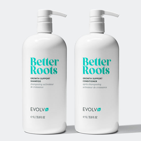 Growth Support Shampoo and Conditioner Liter Duo