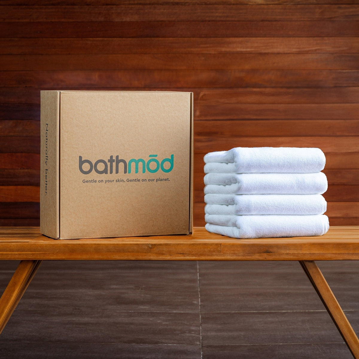 Luxury Organic Bath Mats (Four Pack)