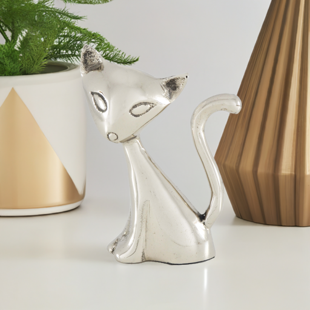 Cat Ring Holder (Silver)