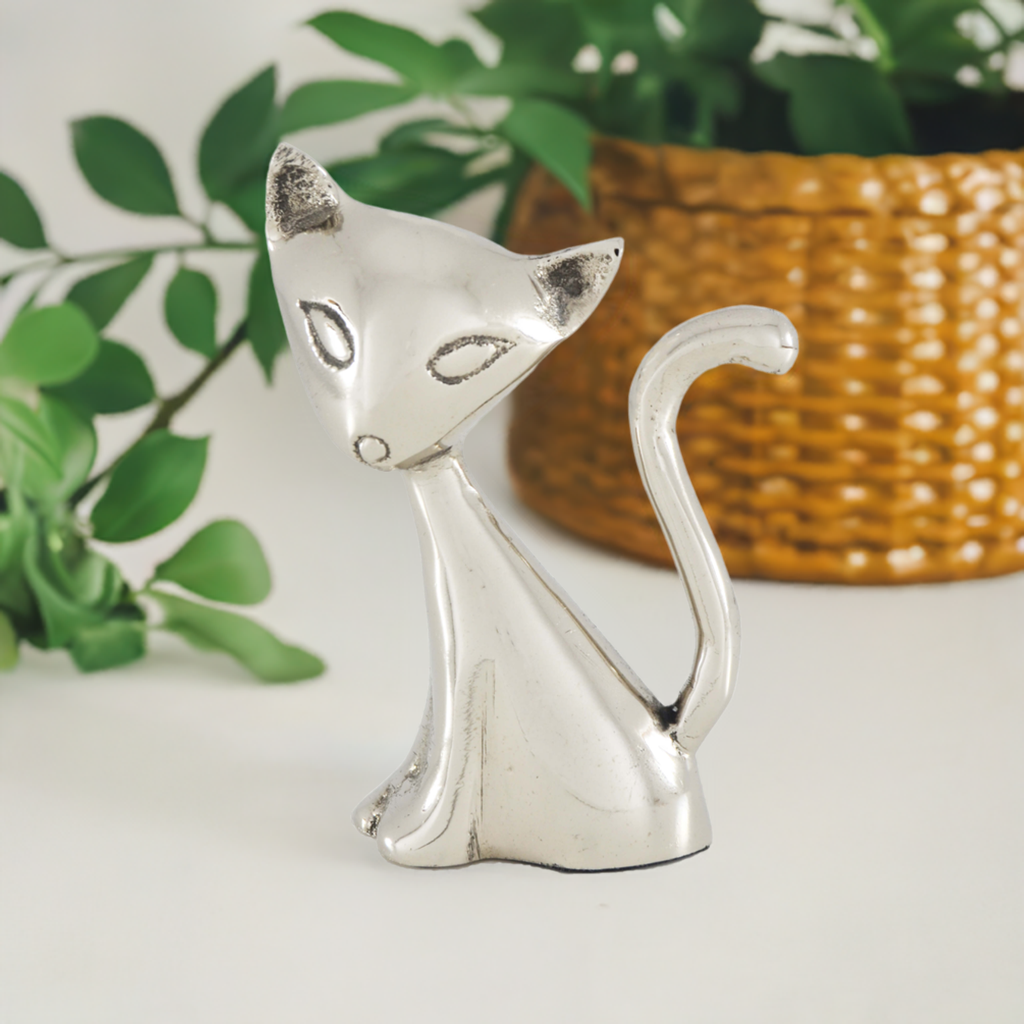 Cat Ring Holder (Silver)