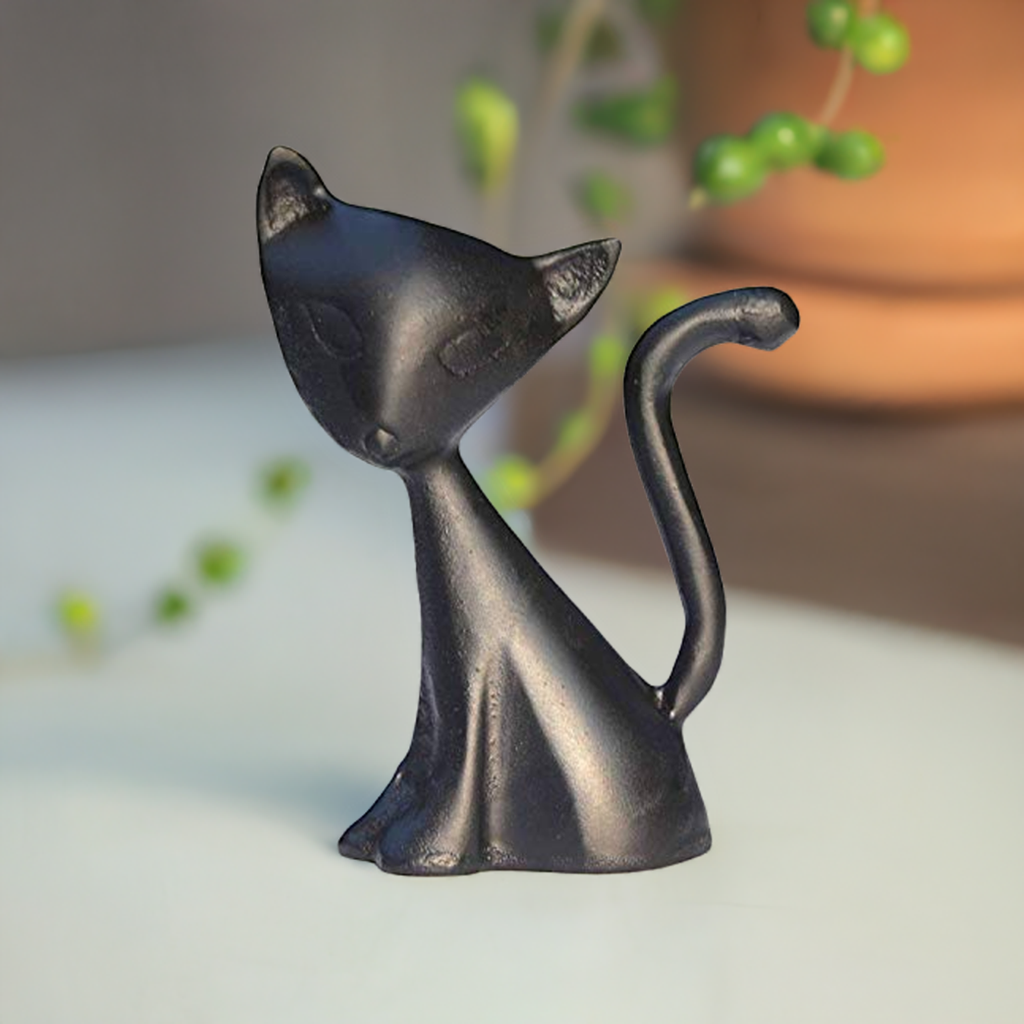 Cat Ring Holder (Black)