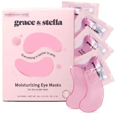 Grace & Stella Everything is Pink Moisturizing Eye Masks 