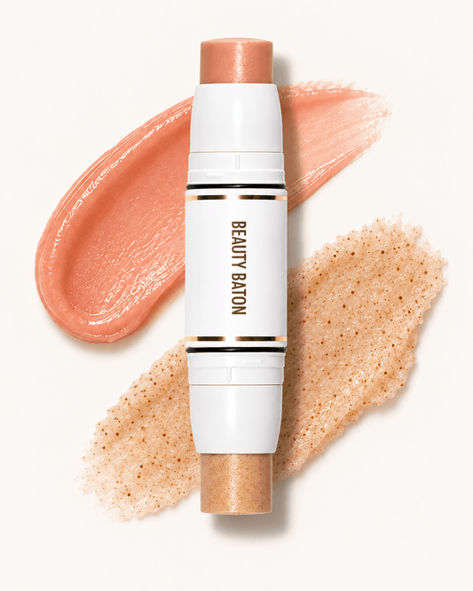 Hydrate and Glow Beauty Baton Moisture Balm + Waterless Exfoliating Scrub