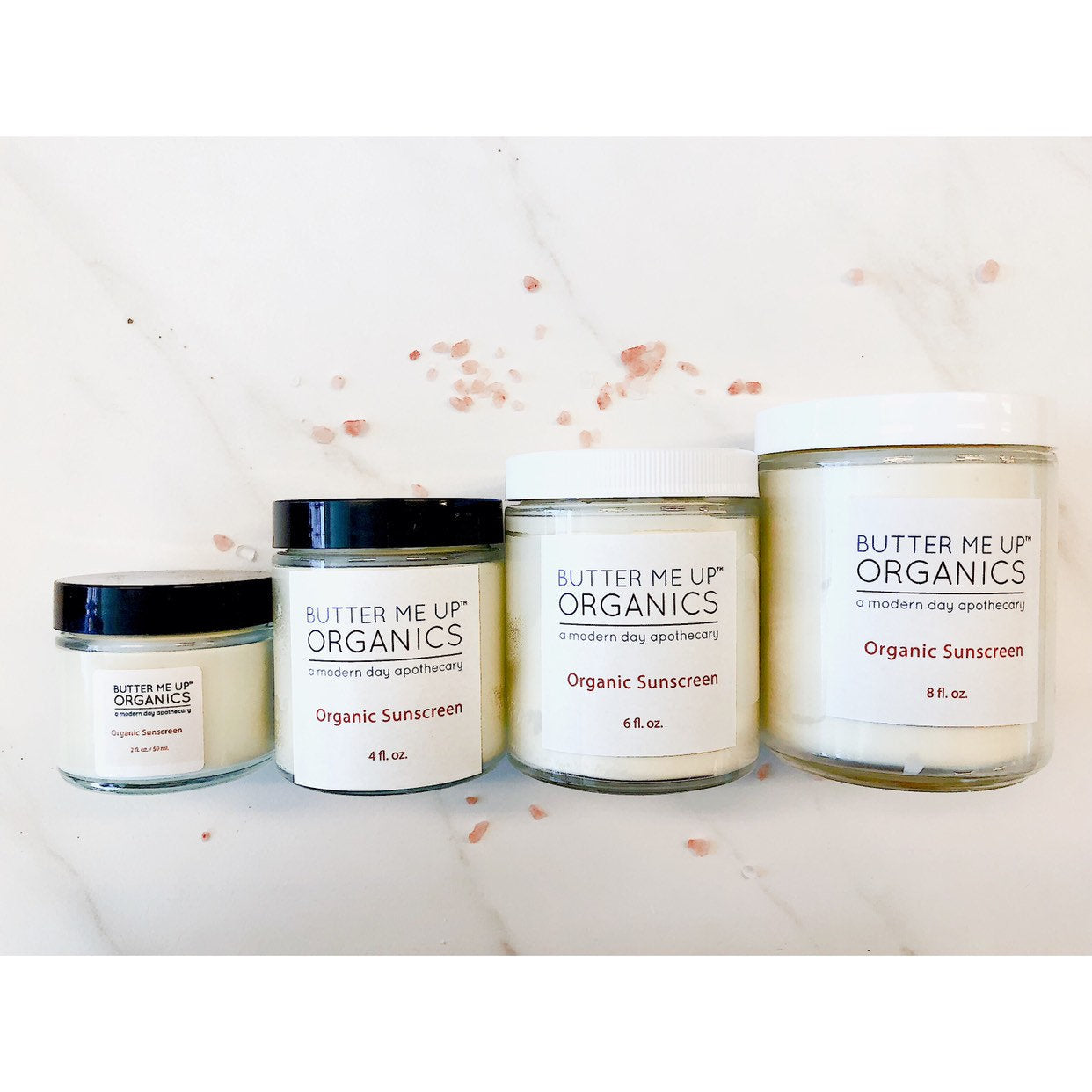Natural Organic Suns  Block/ Safe Protection/ Non-Nano Zinc Oxide / Sun Protection / Butter Me Up Organics