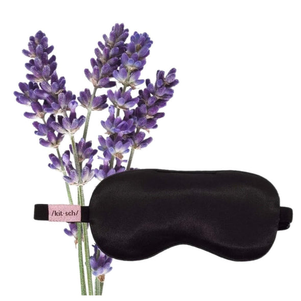 Kitsch Lavendar Weighted Satin Eye Mask