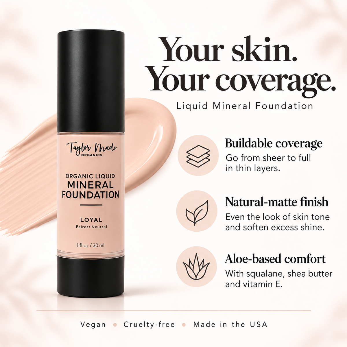 Liquid Mineral Foundation Buildable Coverage