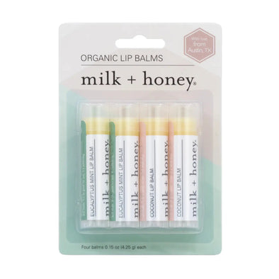 Milk and Honey Lip Balm 4-Pack 