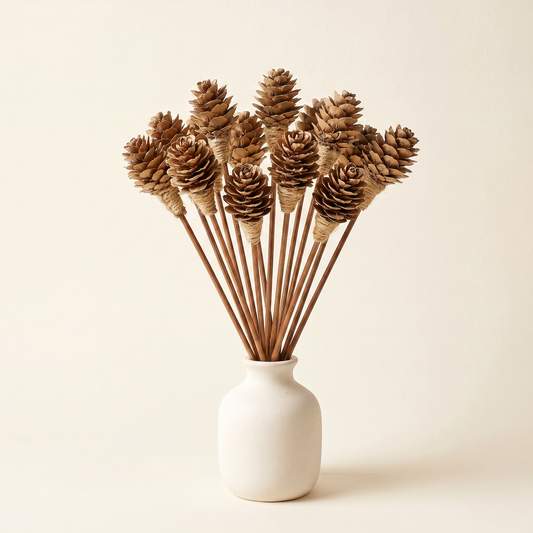 Mini Pinecone Reed Diffuser Sticks, 9" (16 Pack)