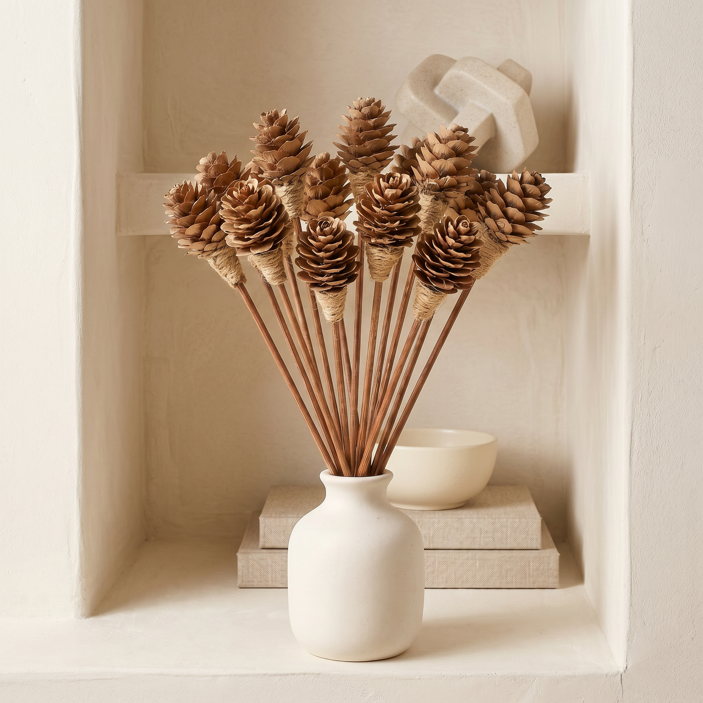 Mini Pinecone Reed Diffuser Sticks, 9" (16 Pack)