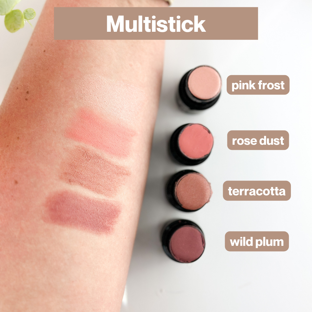 Organic Cream Multistick for Cheeks, Lips & Eyes