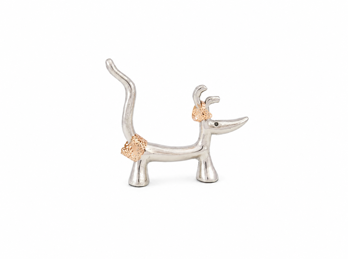 Dog Ring Holder (Silver Finish)