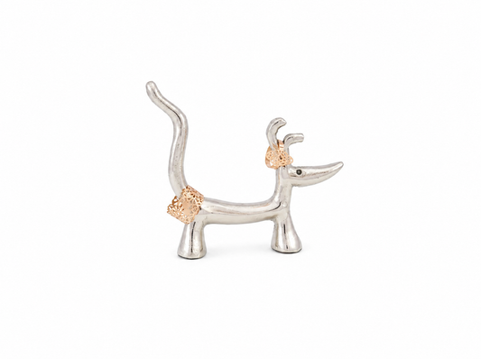 Dog Ring Holder (Silver Finish)