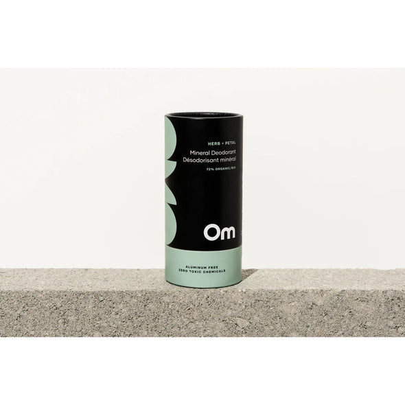 Om Organics Skincare Herb + Petal Mineral Deodorant 