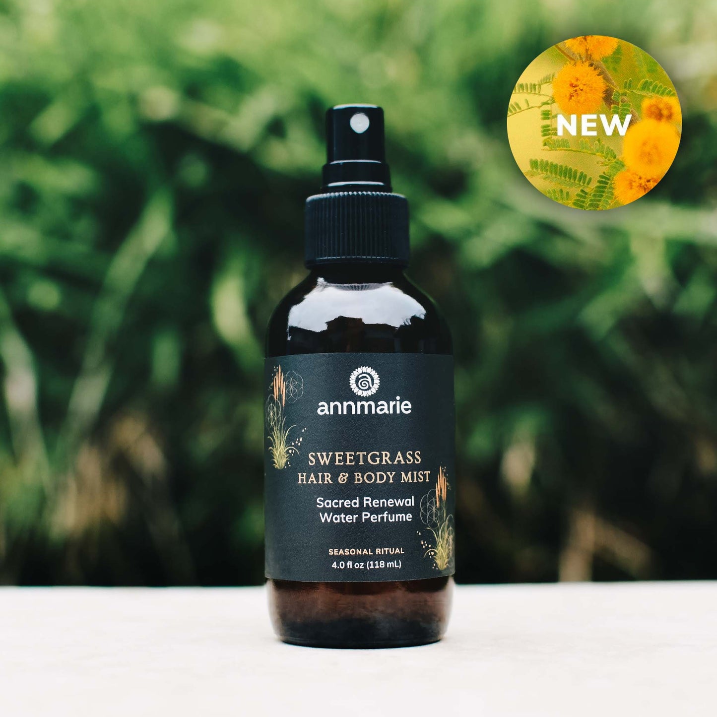 Sweetgrass Hair & Body Mist- Seasonal Ritual (4 oz)