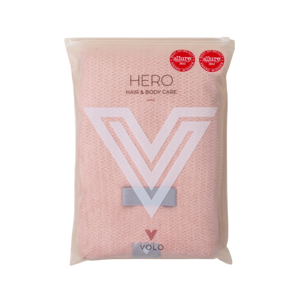 The VOLO Hero Hair Towel Eco Tote Packaging