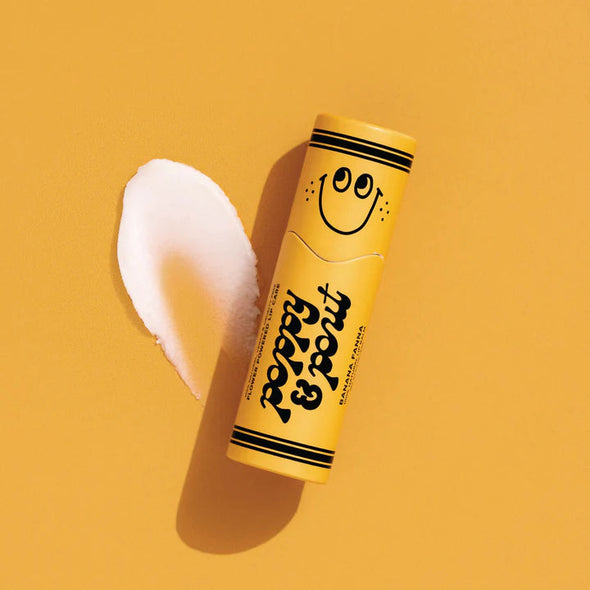 Poppy & Pout Lip Balm Banana Famma