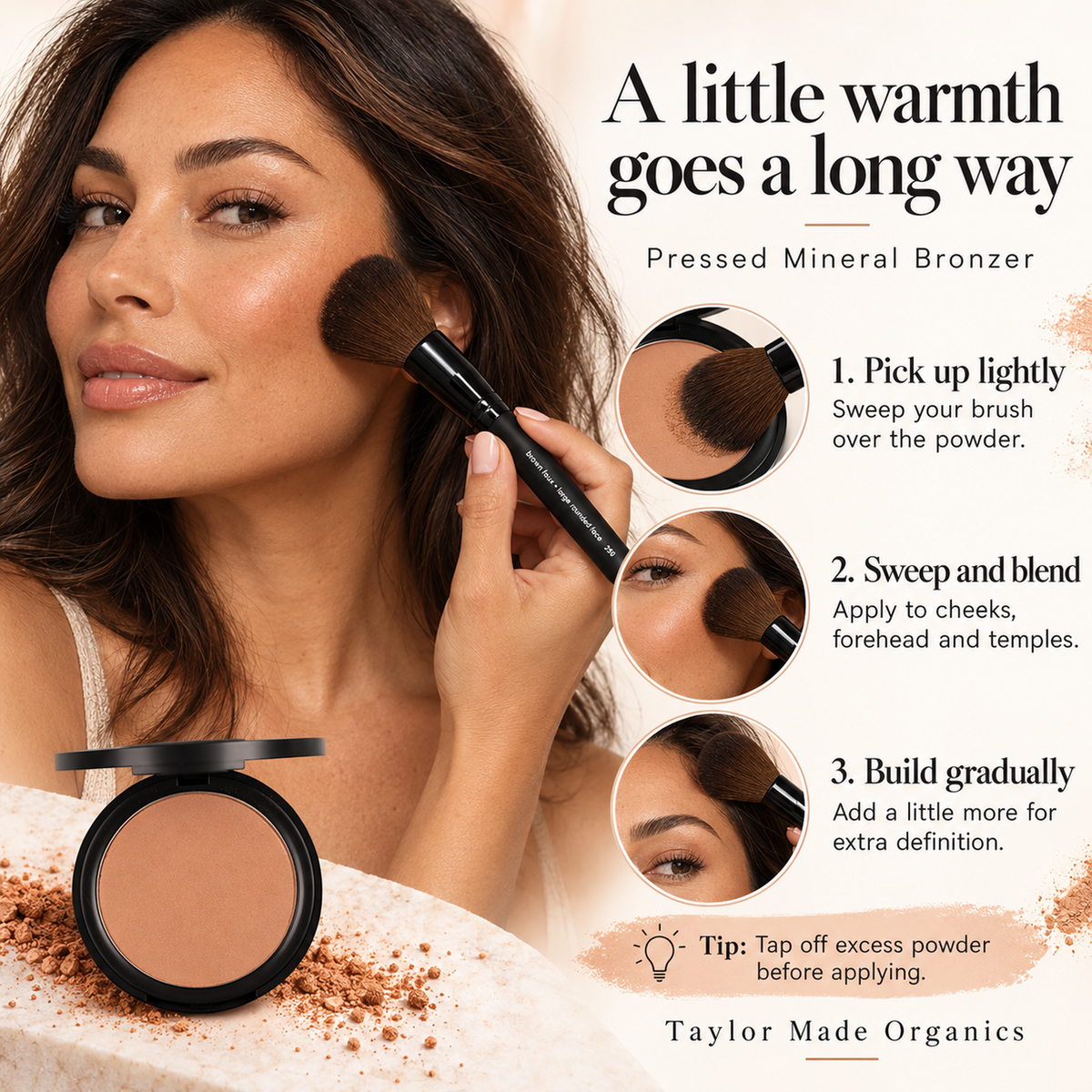 Bronzer pressed + organic