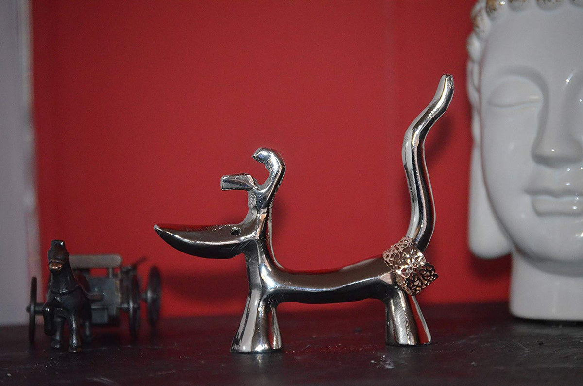Dog Ring Holder (Silver Finish)