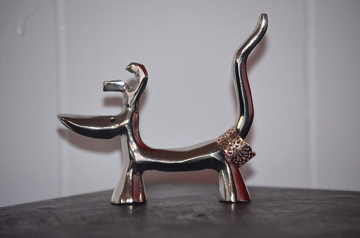 Dog Ring Holder (Silver Finish)
