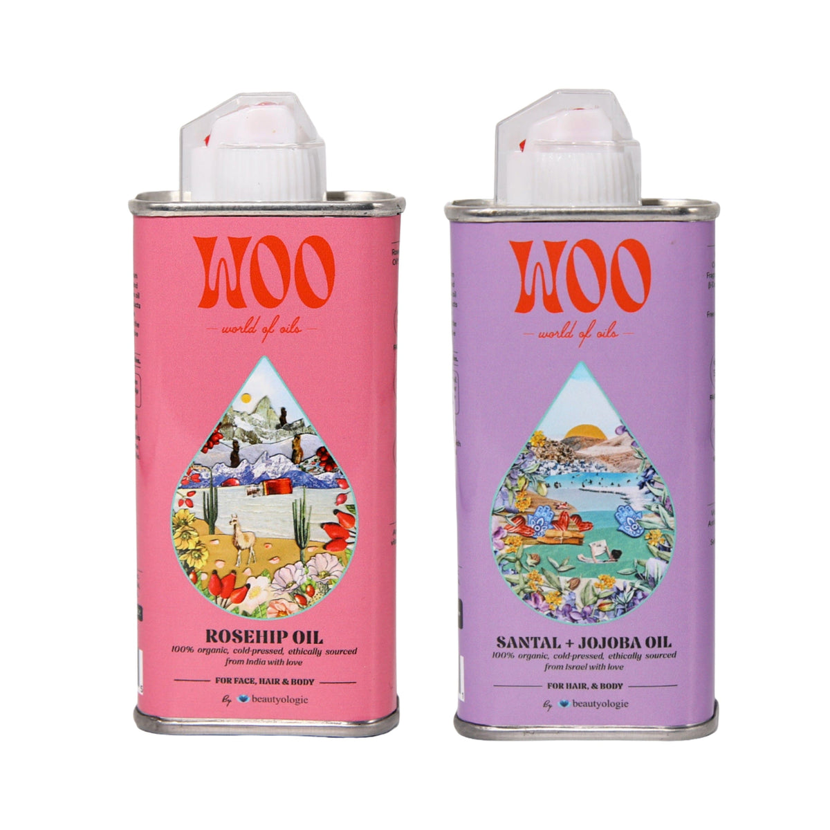 WOO™ Bundle of 2 Oils, 100% Organic