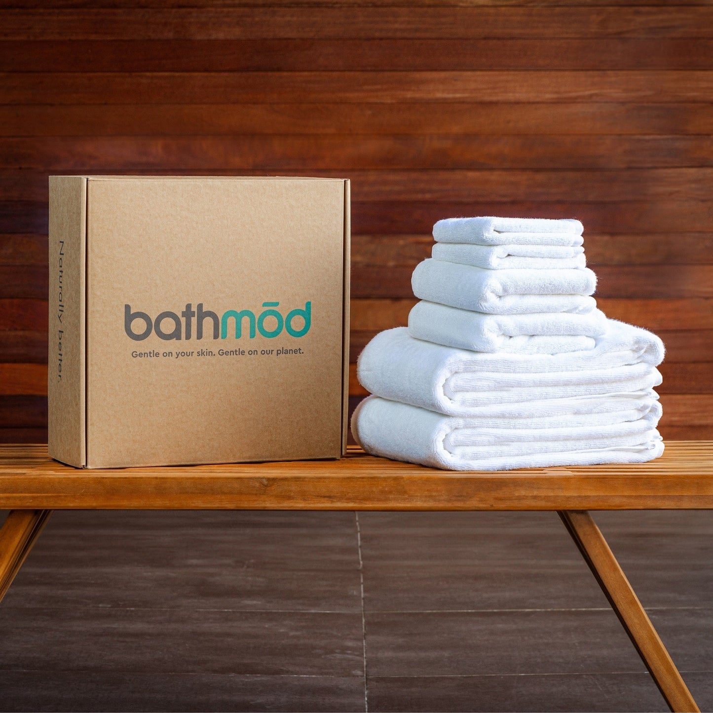 Luxury Organic Bath Six Piece Towel Set Soft, Plush, Eco-Friendly Towels