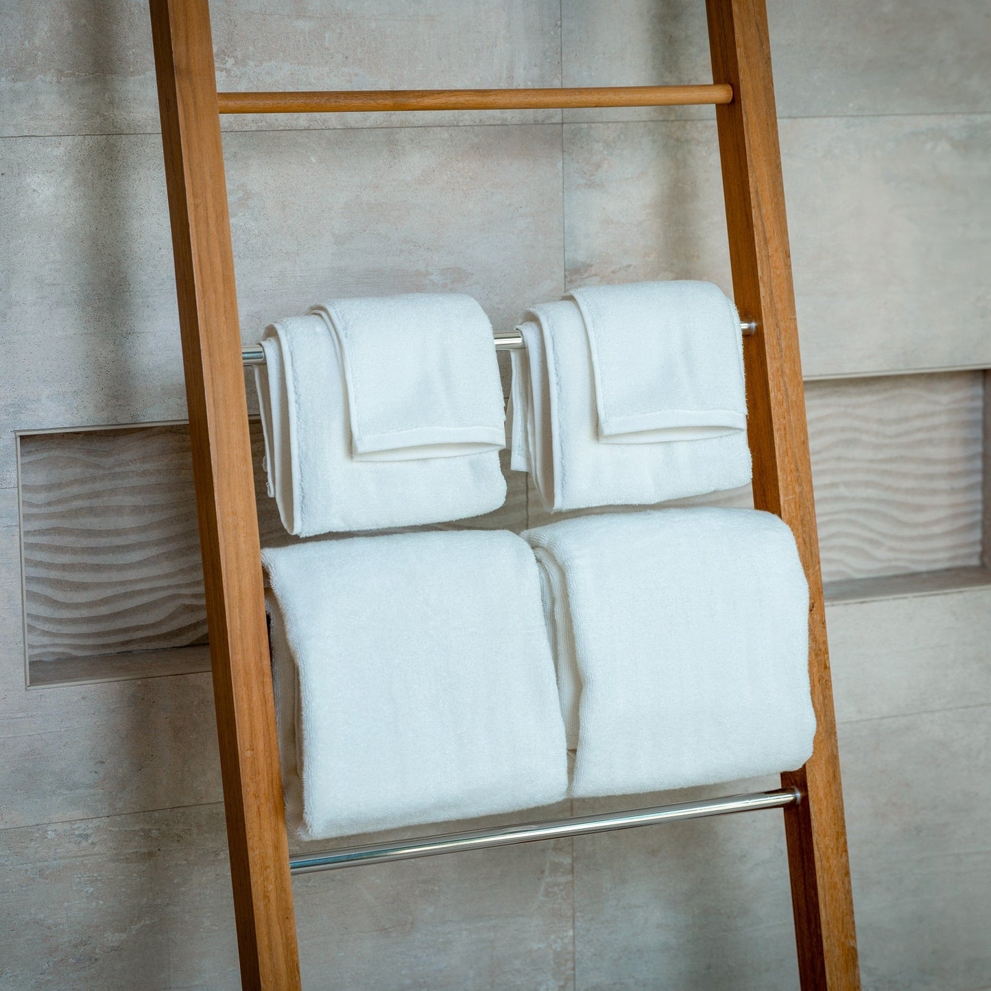Luxury Organic Bath Six Piece Towel Set Soft, Plush, Eco-Friendly Towels