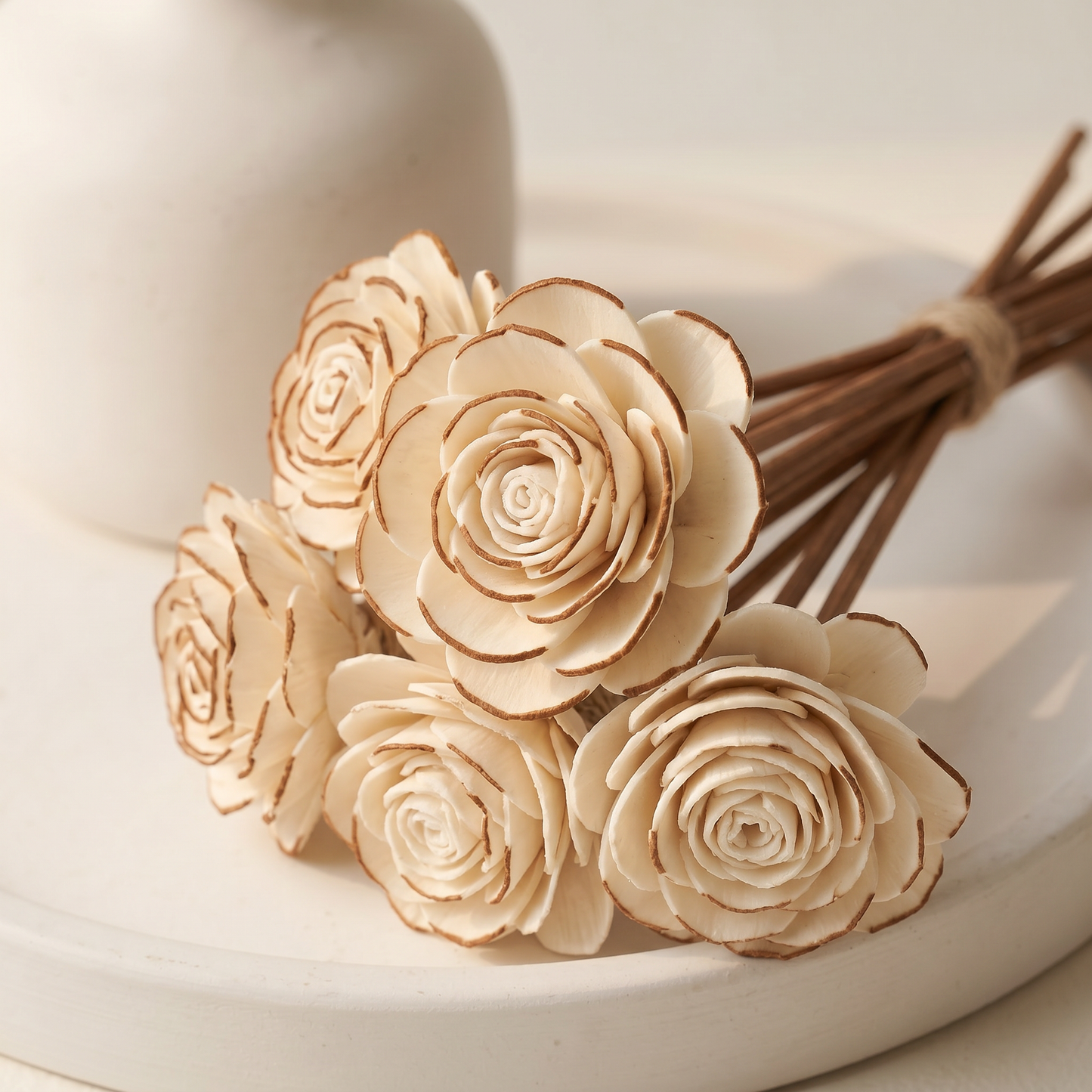Sola Wood Flower Reed Diffuser Sticks, 9" (12 Pack)