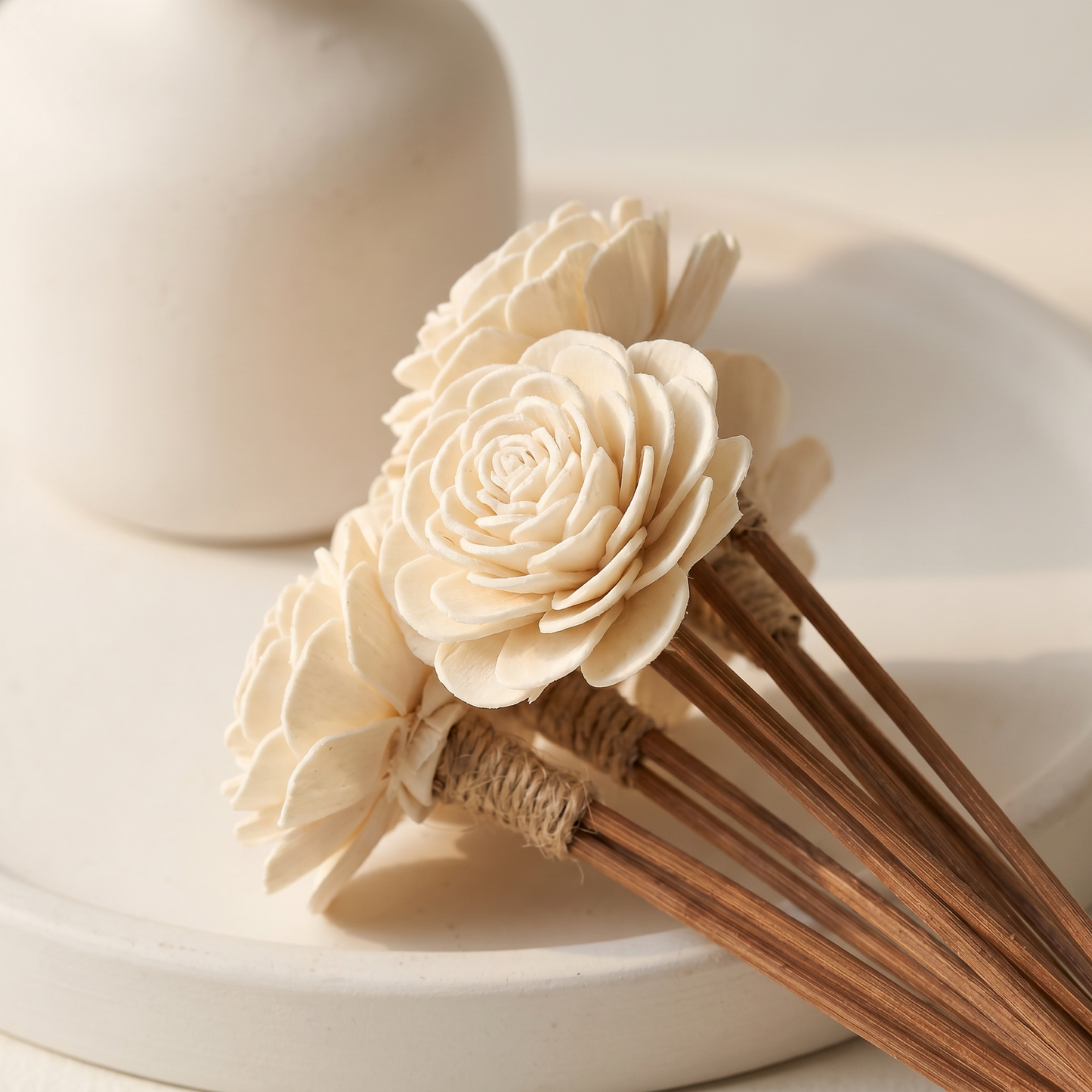 Sola Wood Flower Reed Diffuser Sticks, 9" (12 Pack)