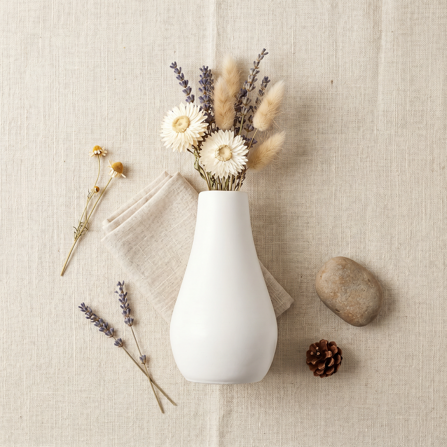 Classic Milk Bottle Vase, Gypsum White 5"