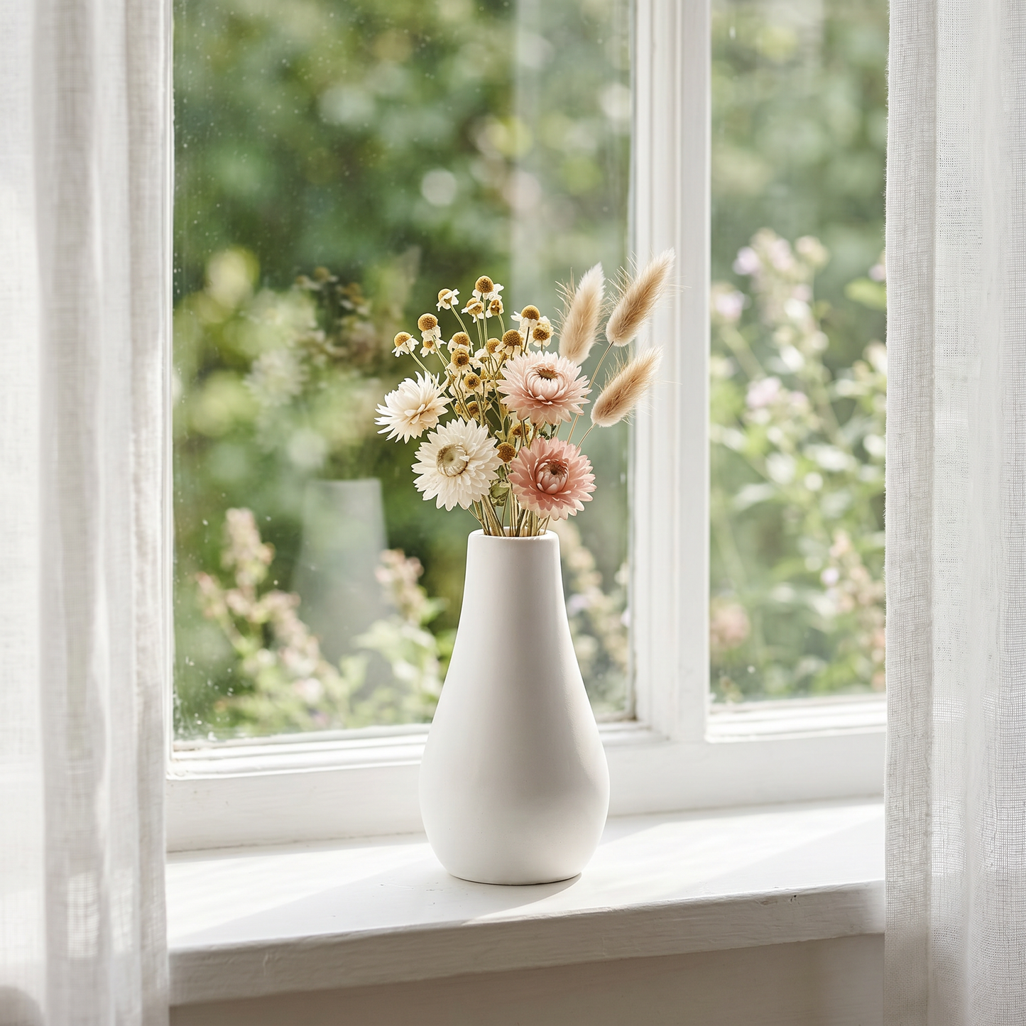 Classic Milk Bottle Vase, Gypsum White 5"
