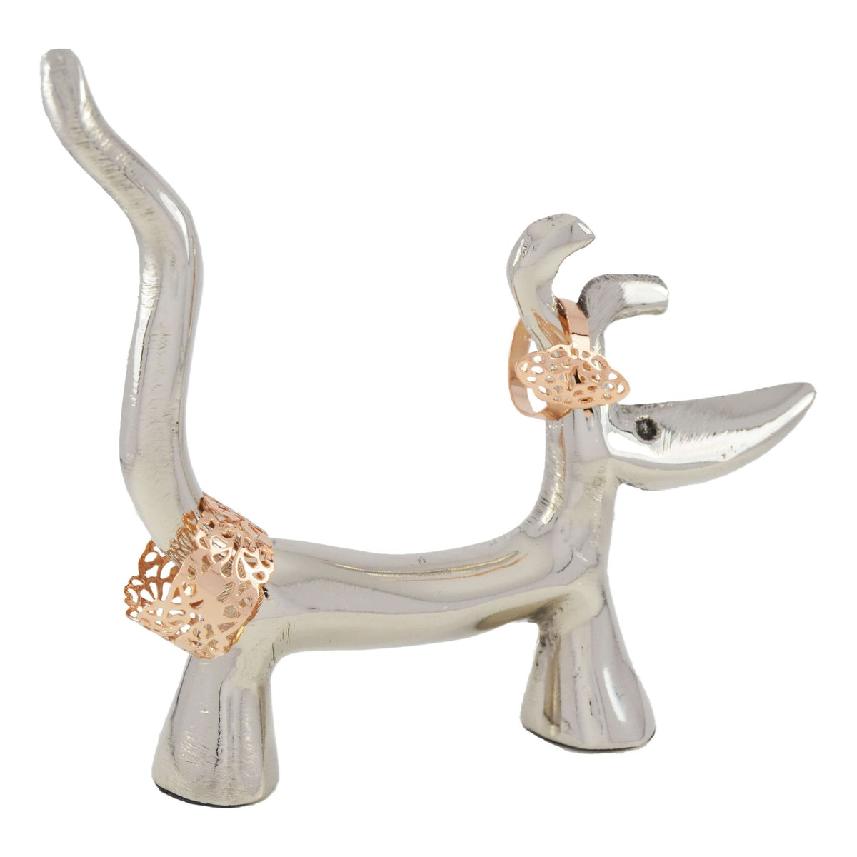 Dog Ring Holder (Silver Finish)