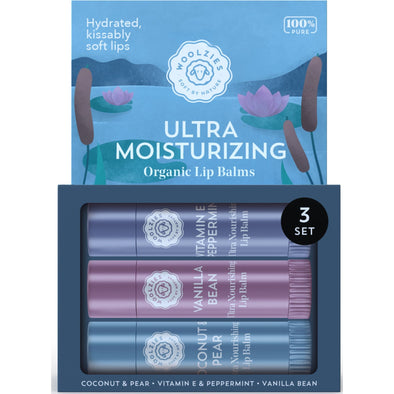 Woolzies Ultra Moisturizing Lip Balm Set Of 3 